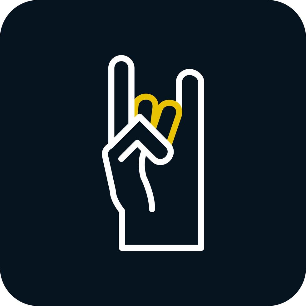 Sign Language Vector Icon Design