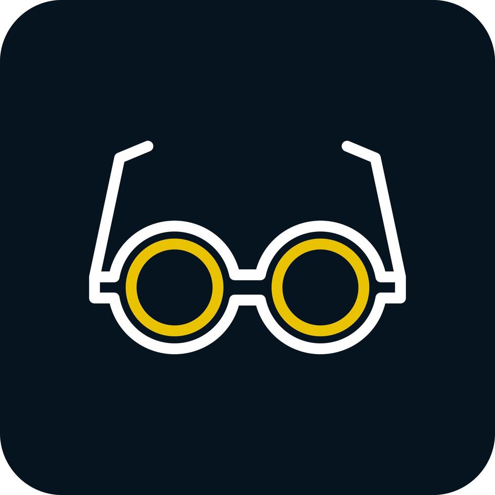 diseño de icono de vector de gafas