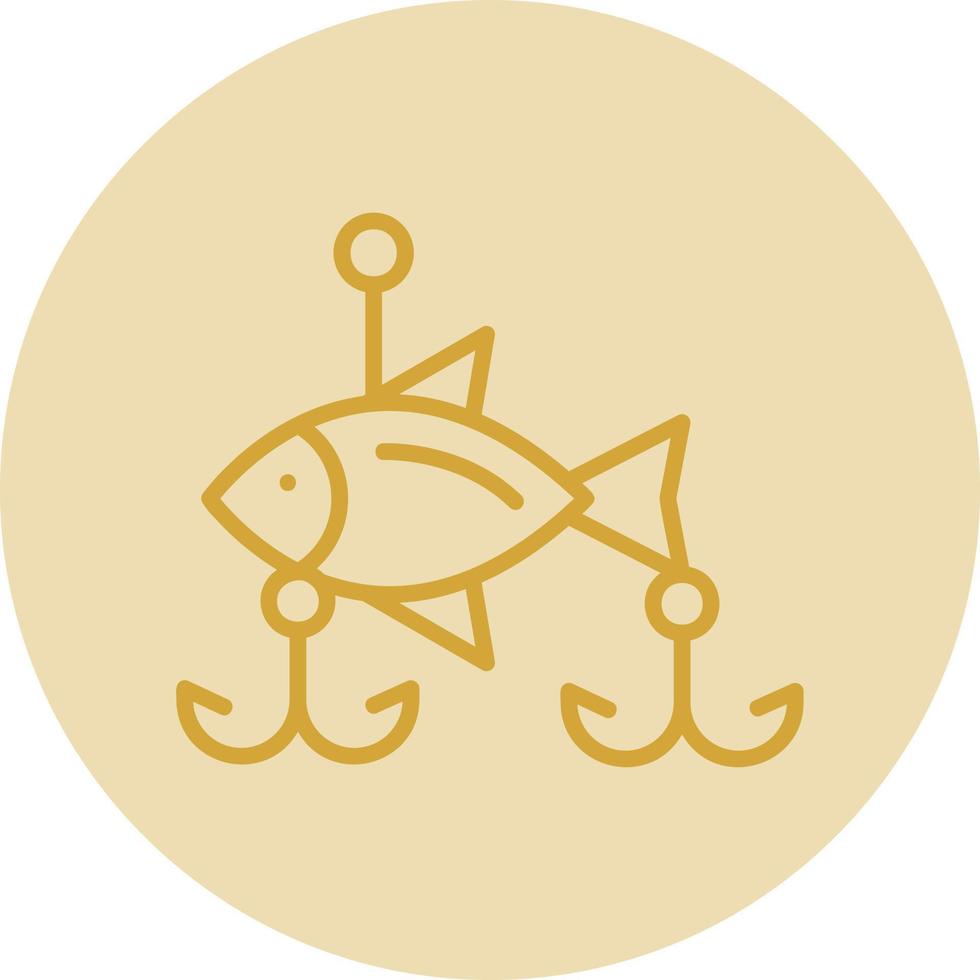 Fishing Baits Vector Icon Design