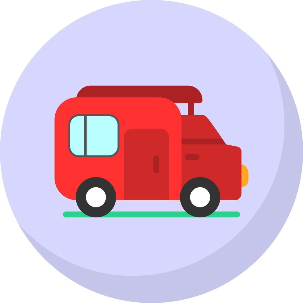 Caravan Vector Icon Design