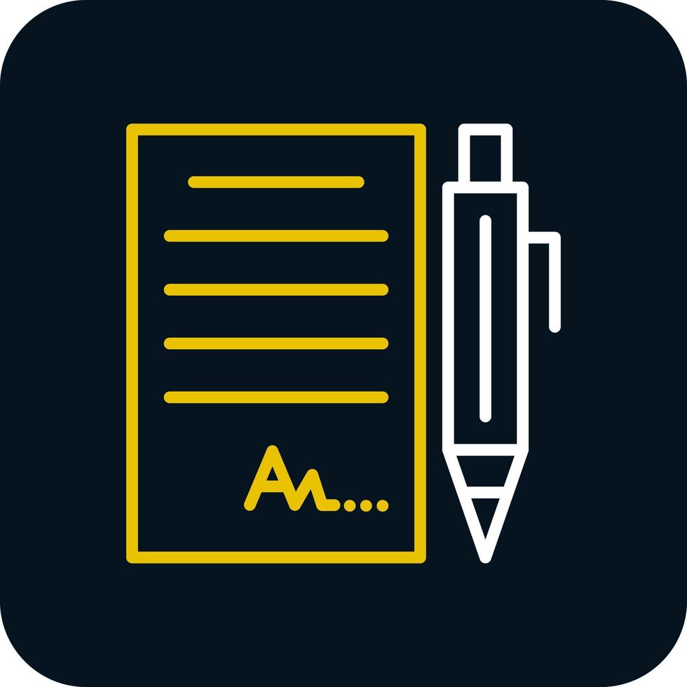 Signature Vector Icon Design