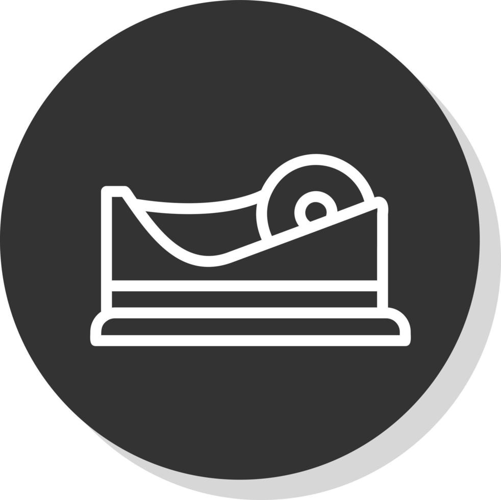 Tape Dispenser Vector Icon Design