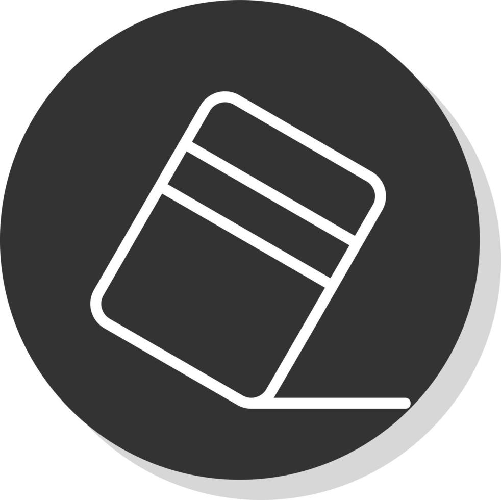 Eraser Vector Icon Design