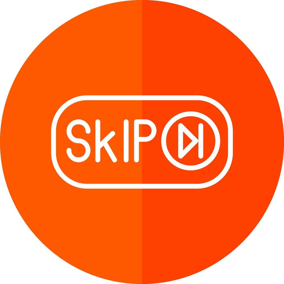 Skip Ad Vector Icon Design