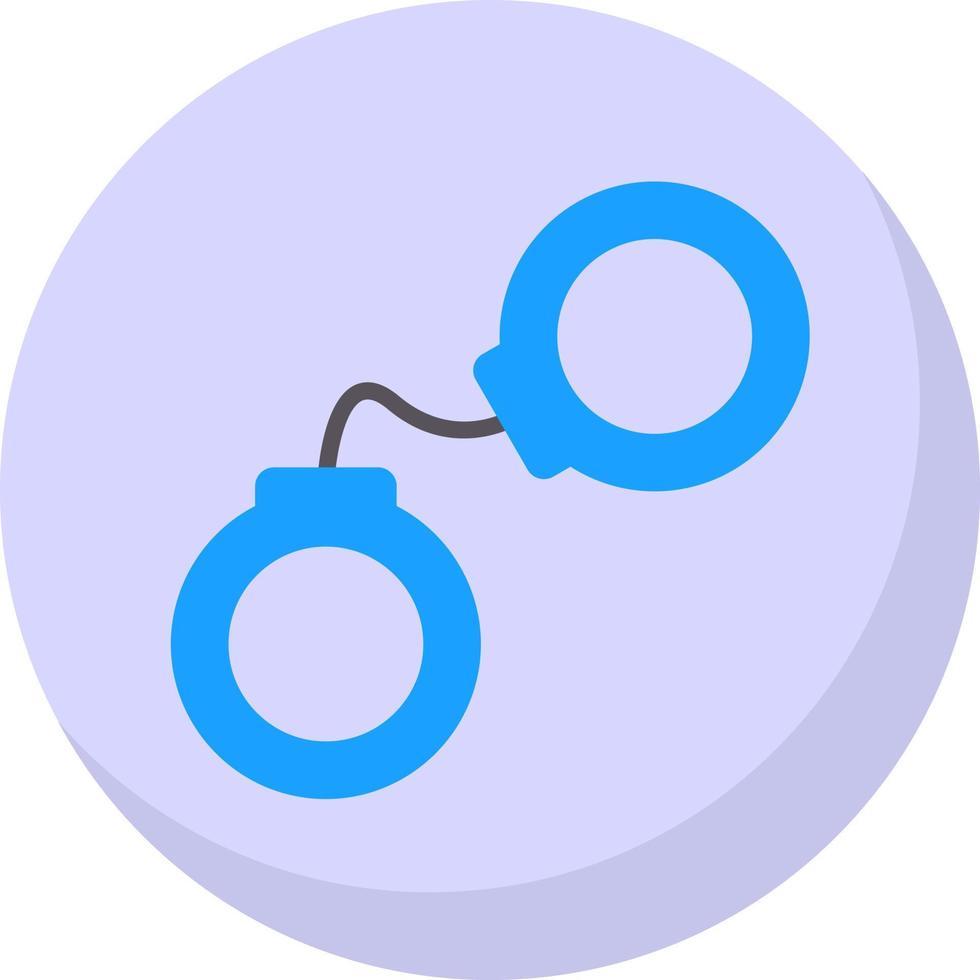 Handcuffs Vector Icon Design