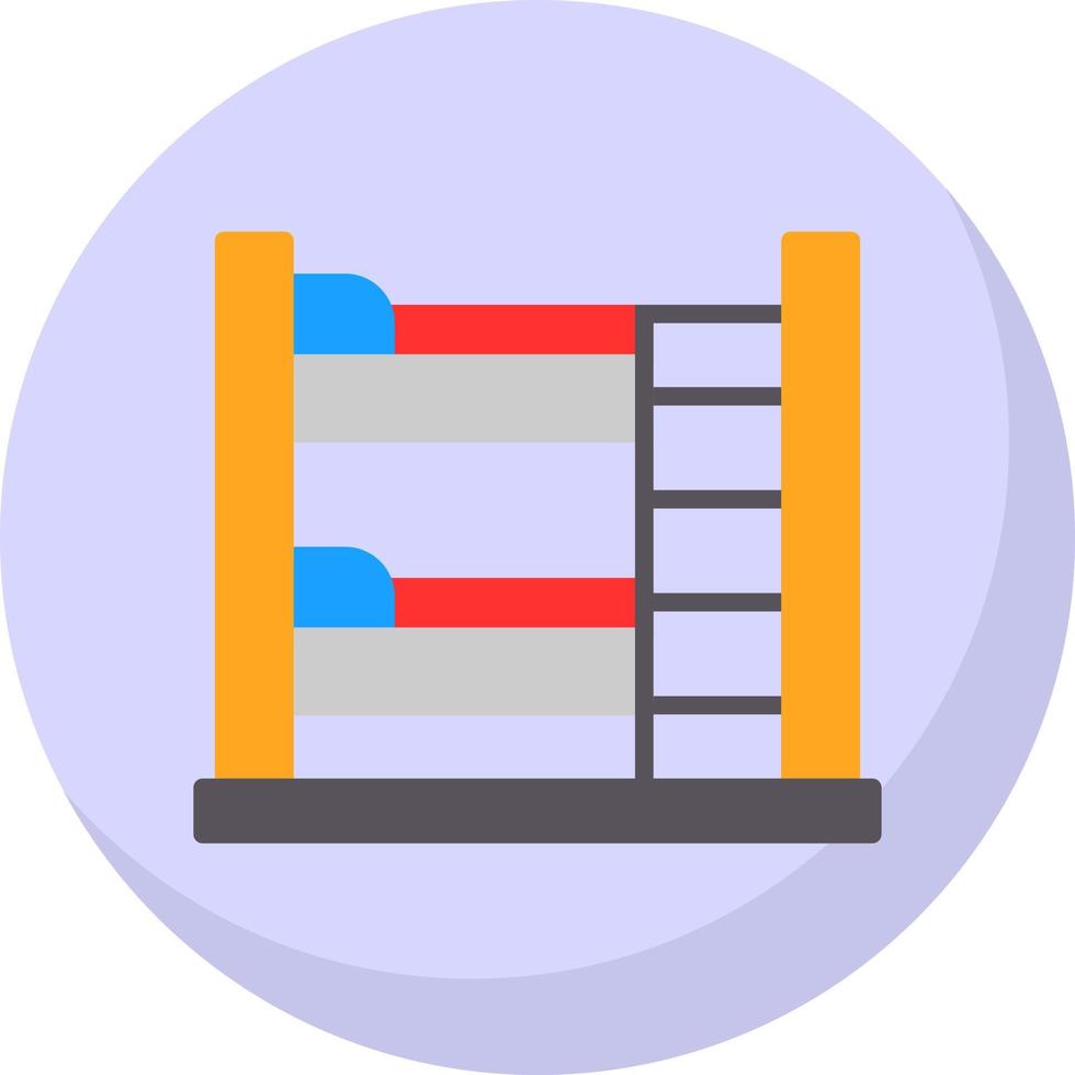 Bunk Bed Vector Icon Design