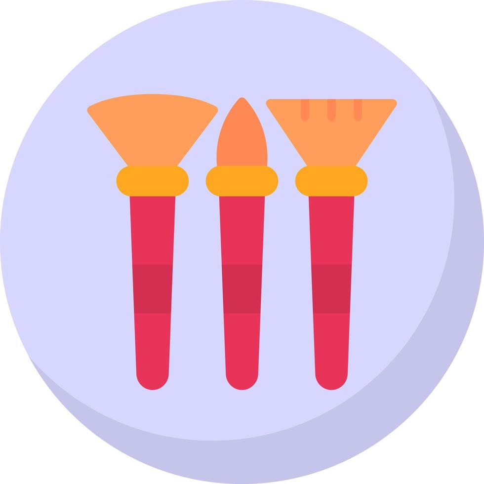 Makeup Brushes Vector Icon Design