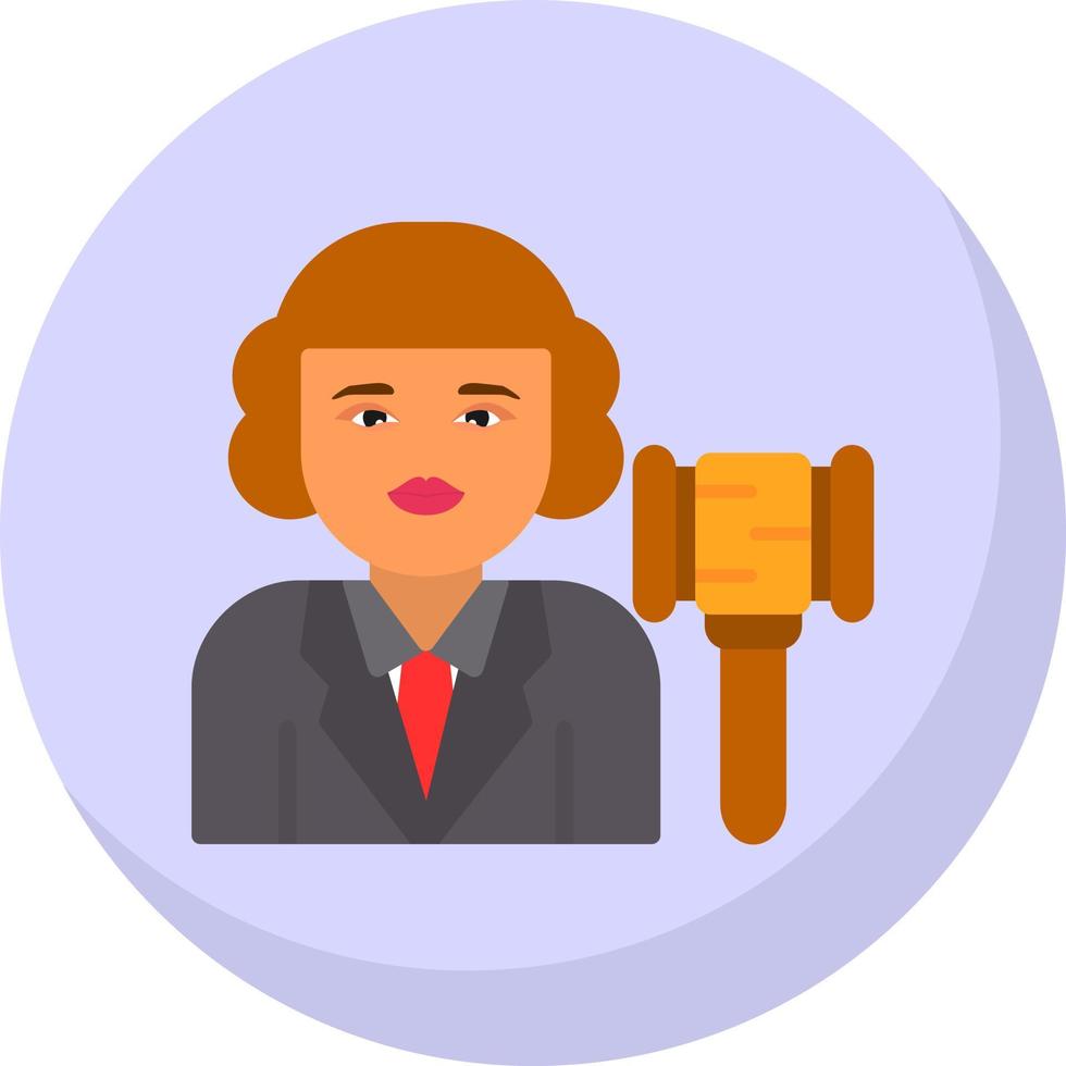 Judge Vector Icon Design