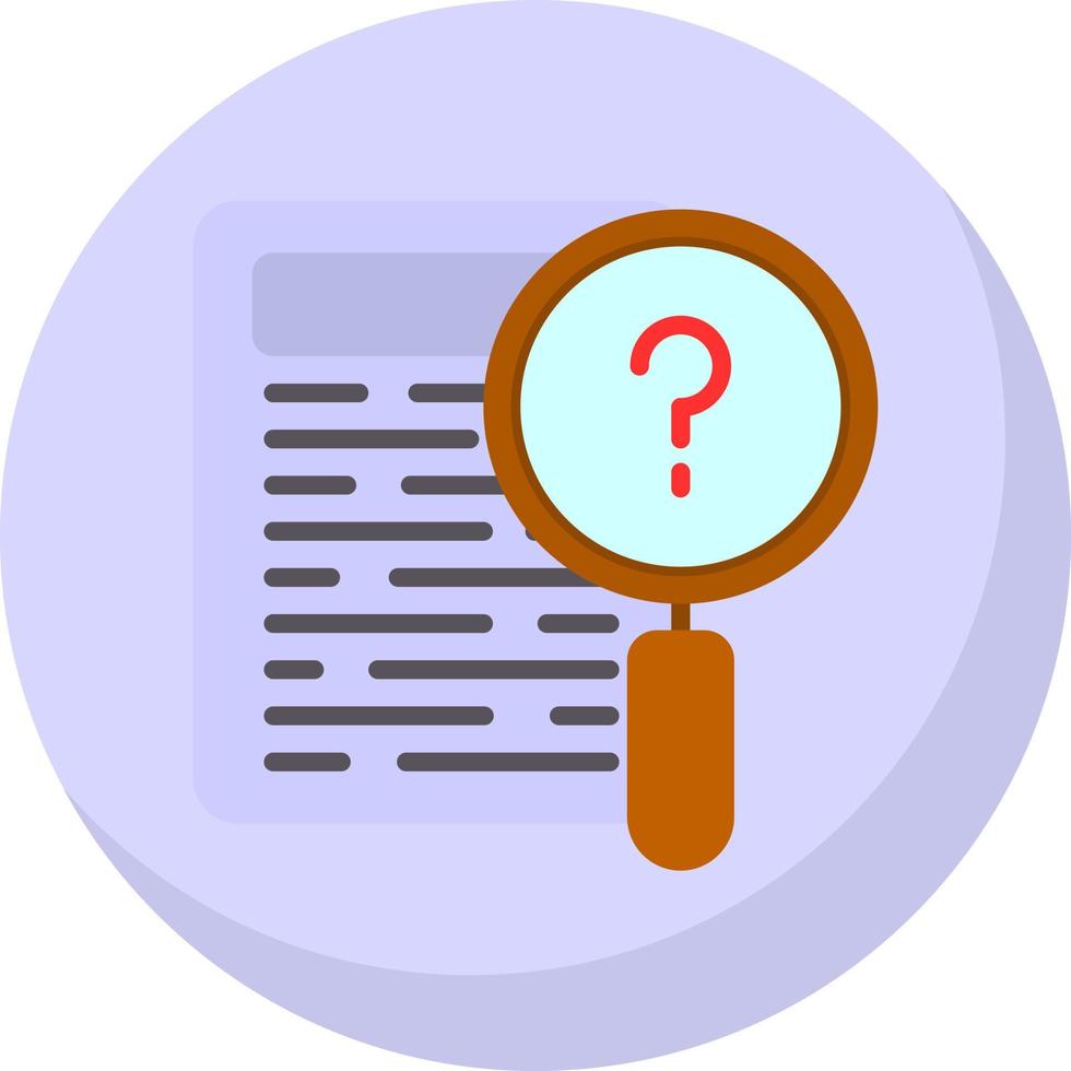 Evidence Vector Icon Design