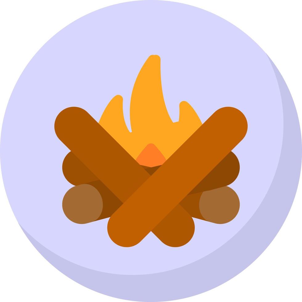 Bonfire Vector Icon Design