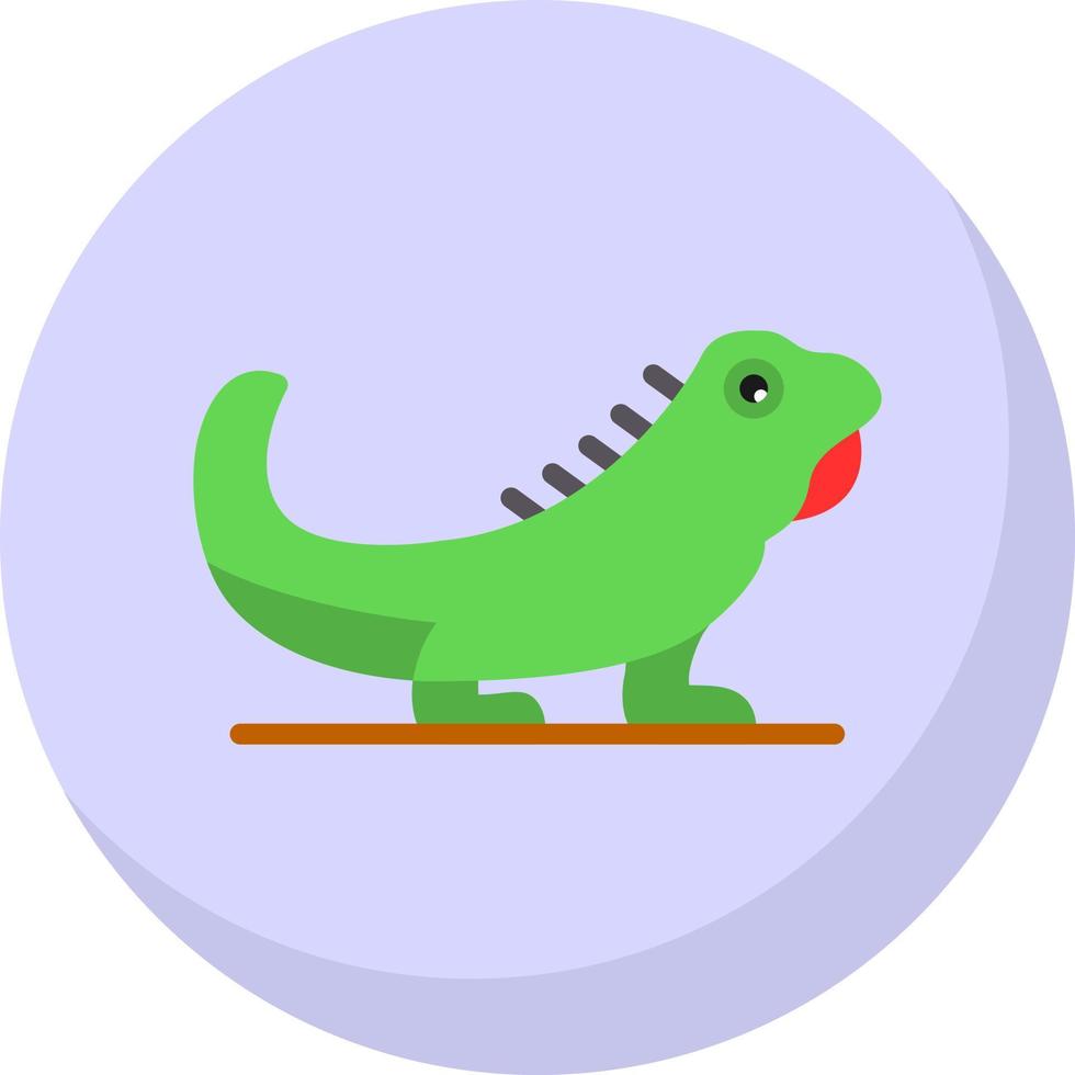 Iguana Vector Icon Design