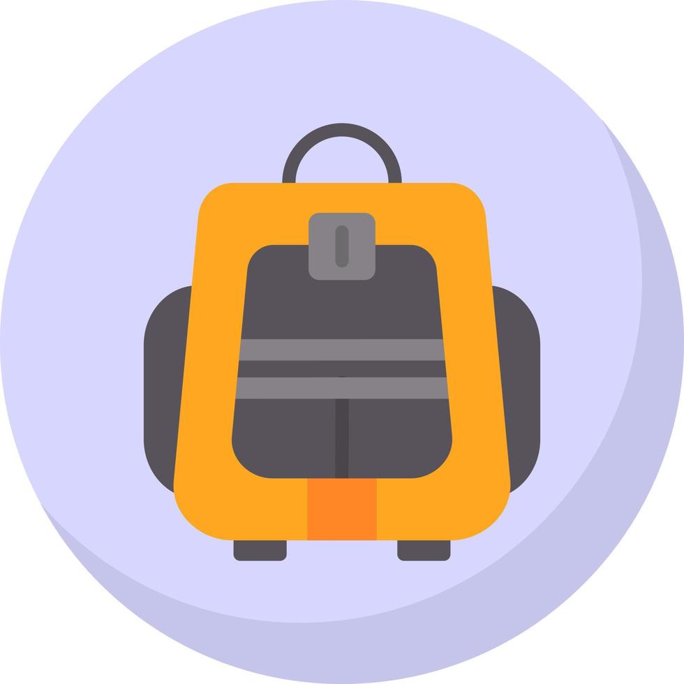 Backpacker Vector Icon Design
