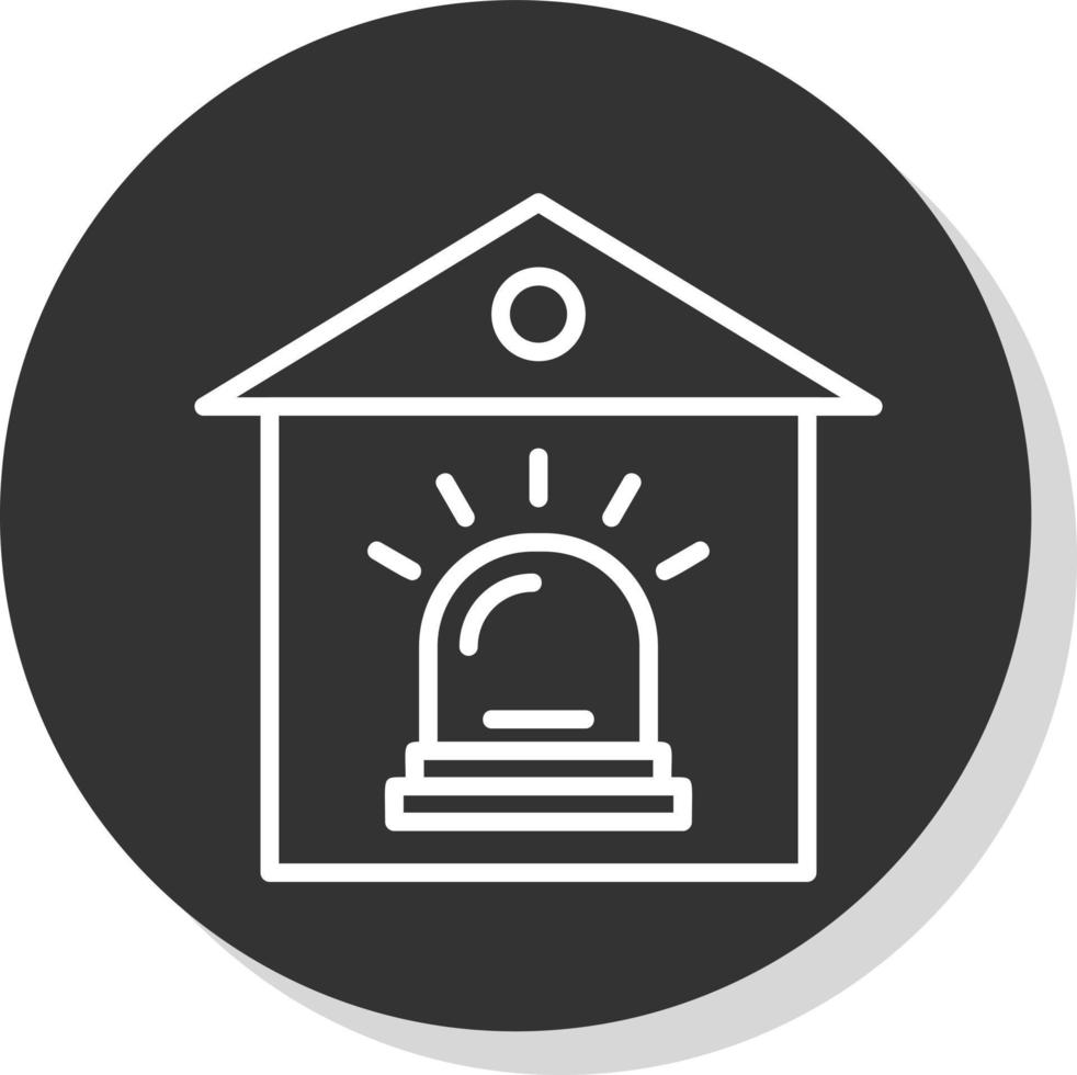 Security Alarm Vector Icon Design