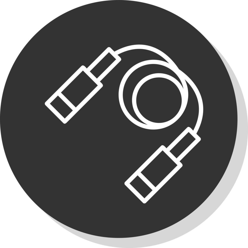 Jumping Rope Vector Icon Design