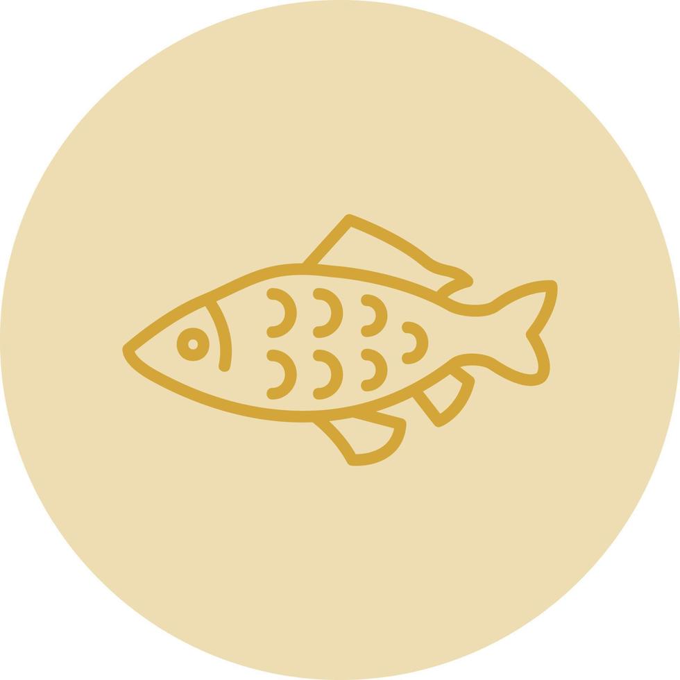 Carp Vector Icon Design