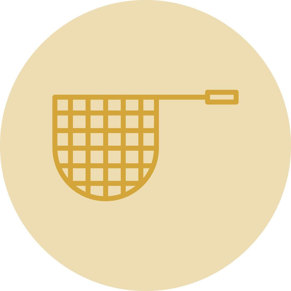 Fishing Net Vector Icon Design
