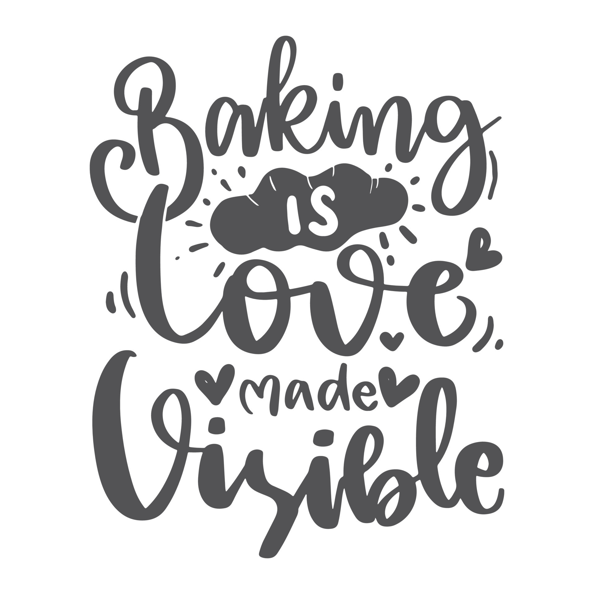 Motivational Inspirational Quotes. Baking Kitchen Lettering Quotes for