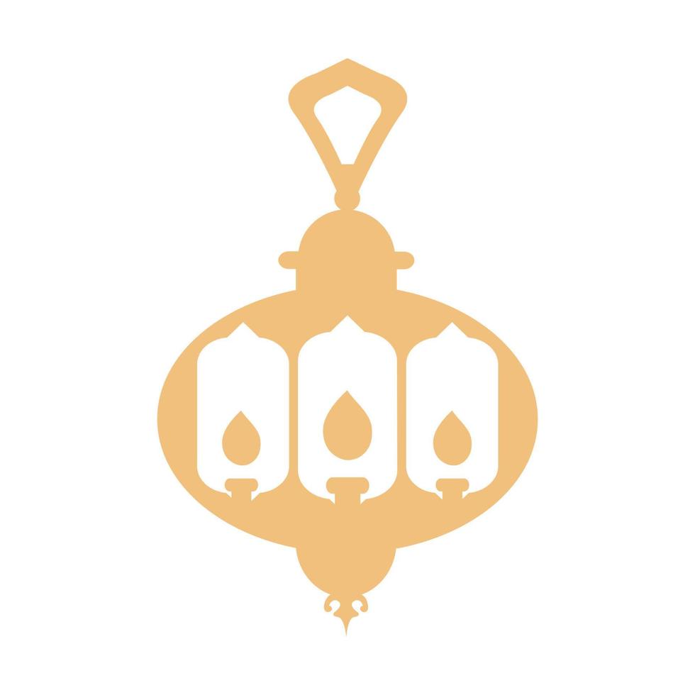 Islamic Lantern Illustration For Ramadan Kareem Elements Decoration. Symbols of Ramadan Mubarak, Hanging Gold Lanterns, arabic lamps, lanterns moon, lantern element, star, art, vector and illustration
