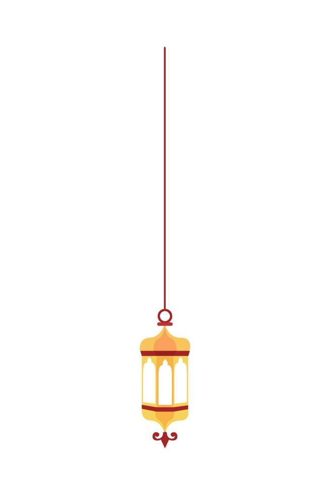 Islamic Lantern Illustration For Ramadan Kareem Elements Decoration. Symbols of Ramadan Mubarak, Hanging Gold Lanterns, arabic lamps, lanterns moon, lantern element, star, art, vector and illustration