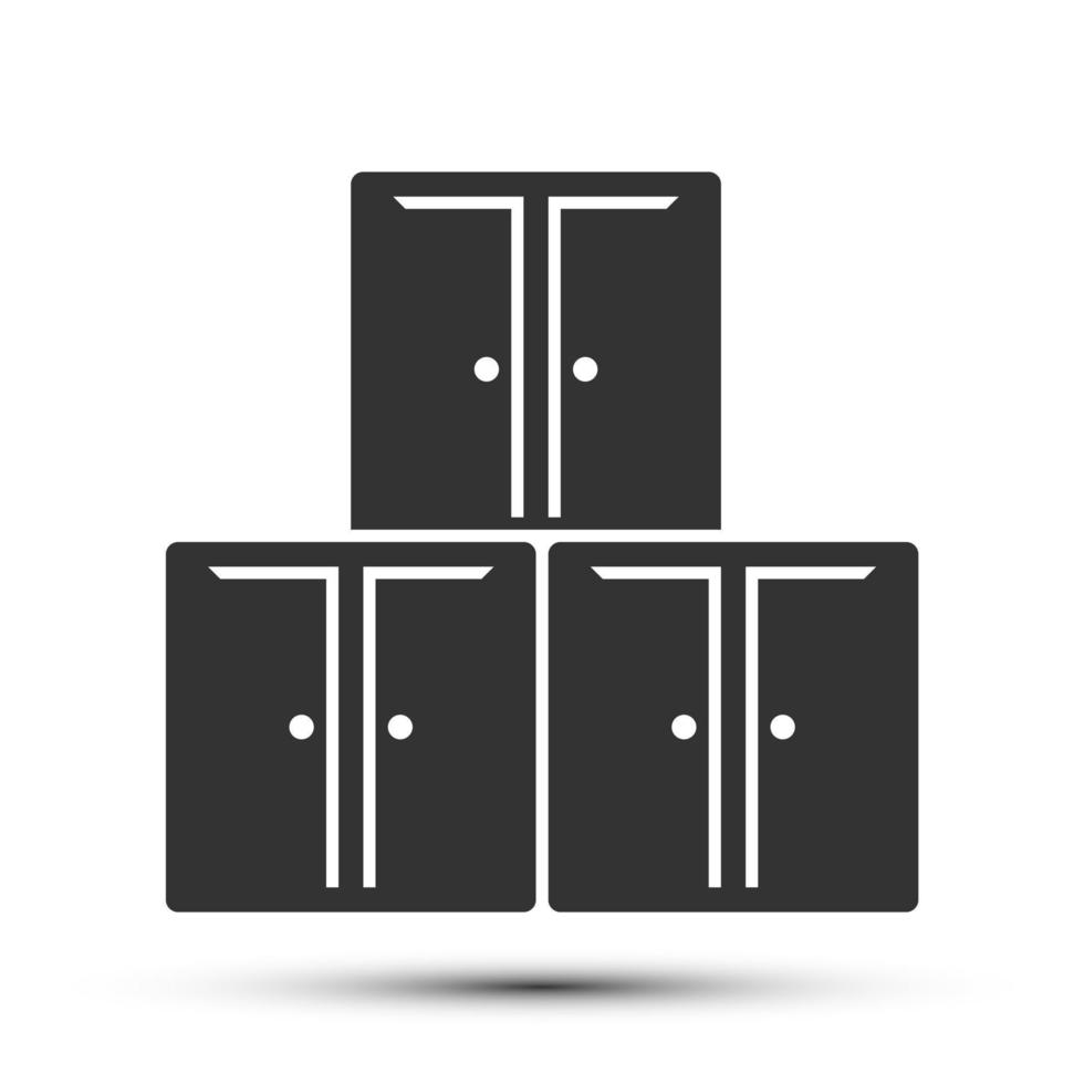 Simple product solid icon, product and thing related concept on the white background for UX, UI design vector