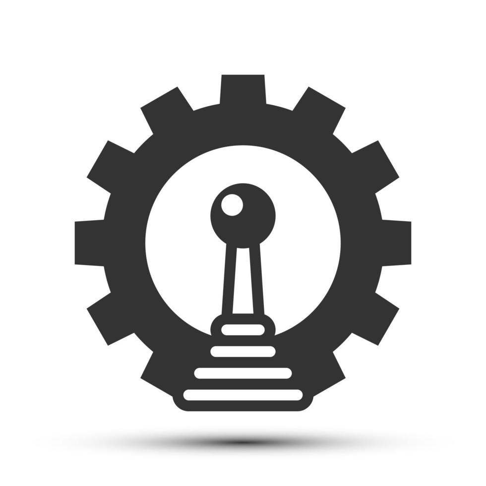 Simple control solid icon, control and drive related concept on the ...