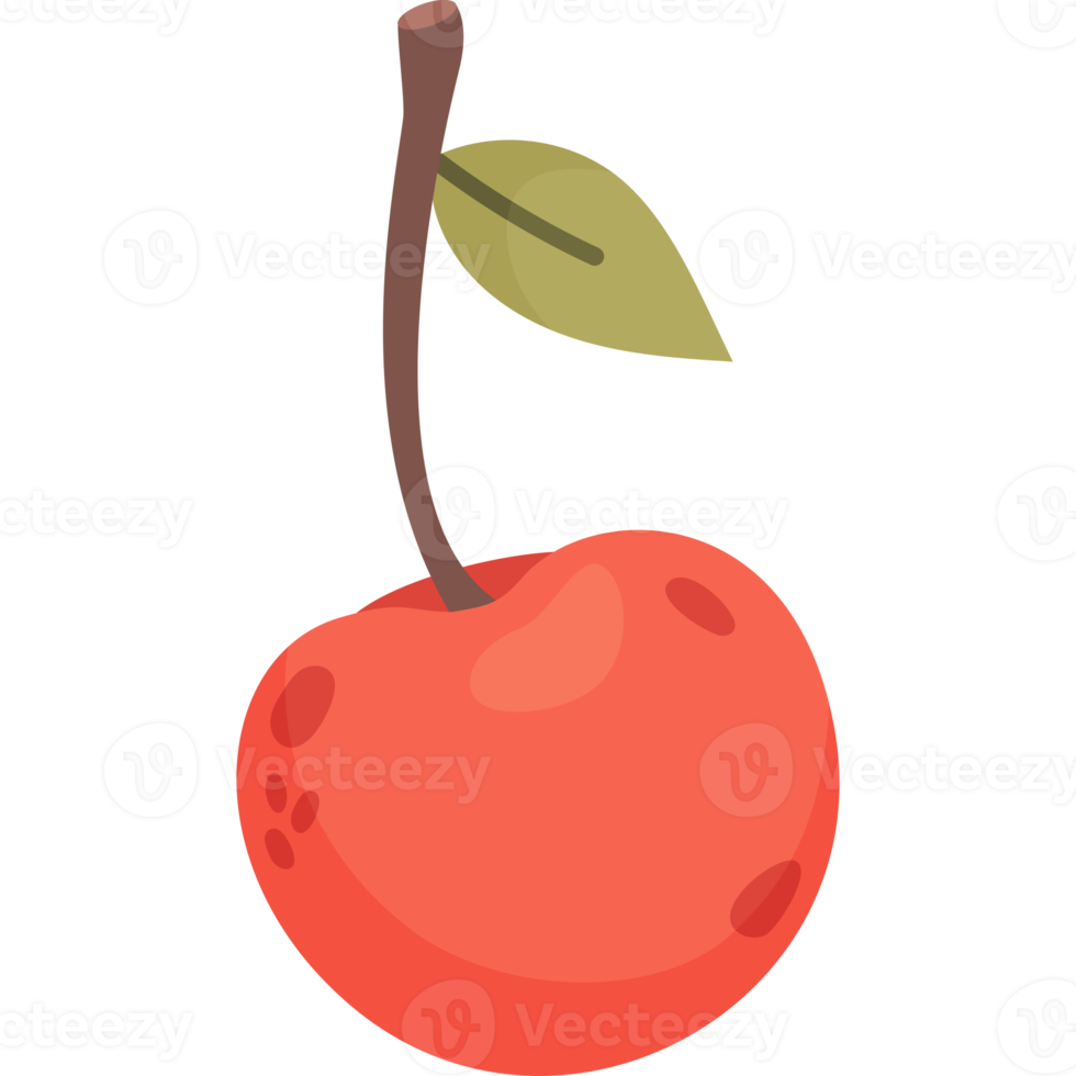 One cherry. Berry png