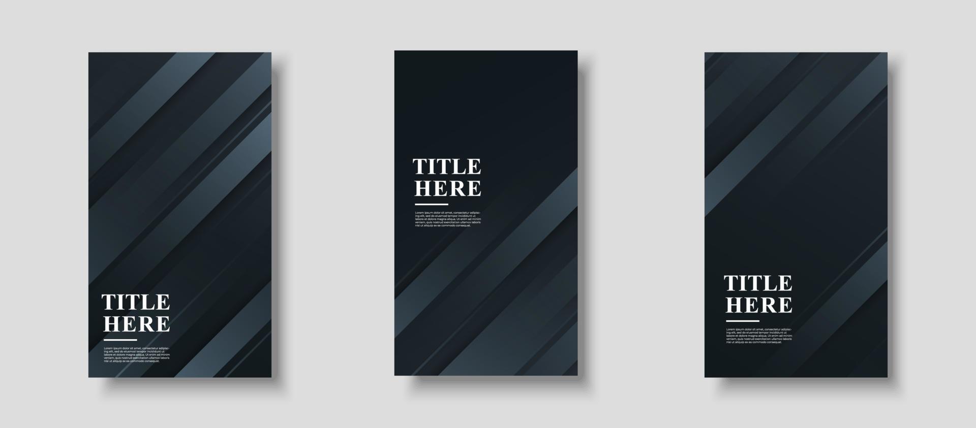 Modern background. template story, abstract frame, colorful, gradation, business, collection set eps 10 vector