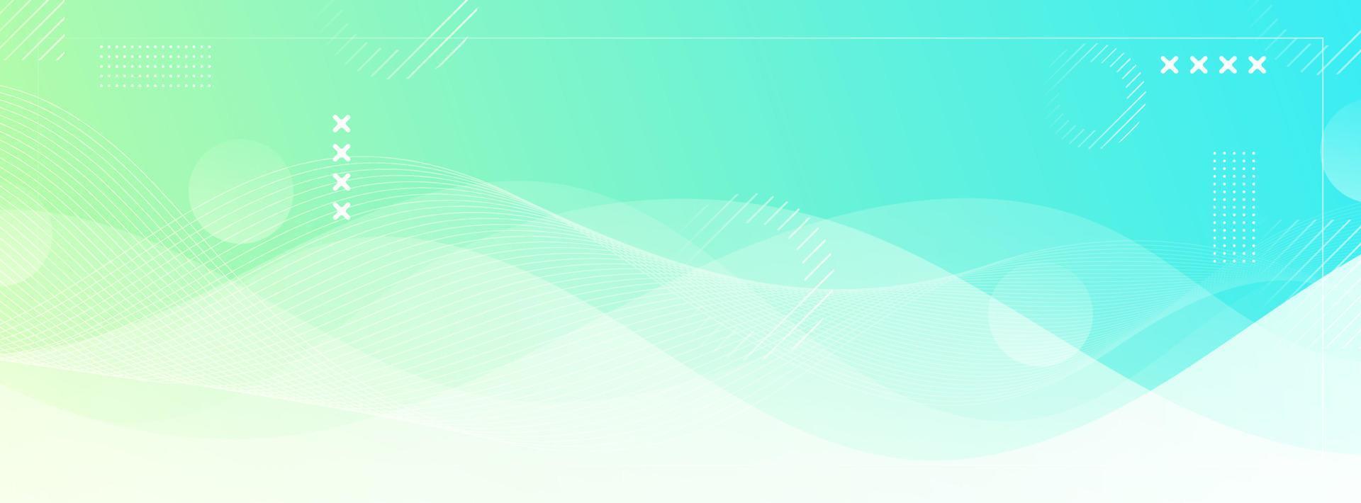 Banner background. colorful, wave effect vector