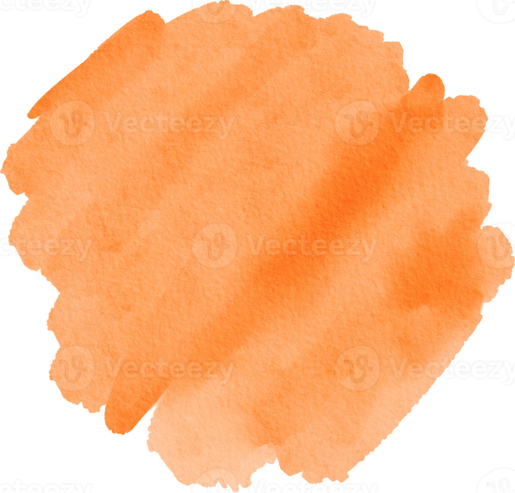 Orange aquarelle éclaboussure brosse peindre Contexte png