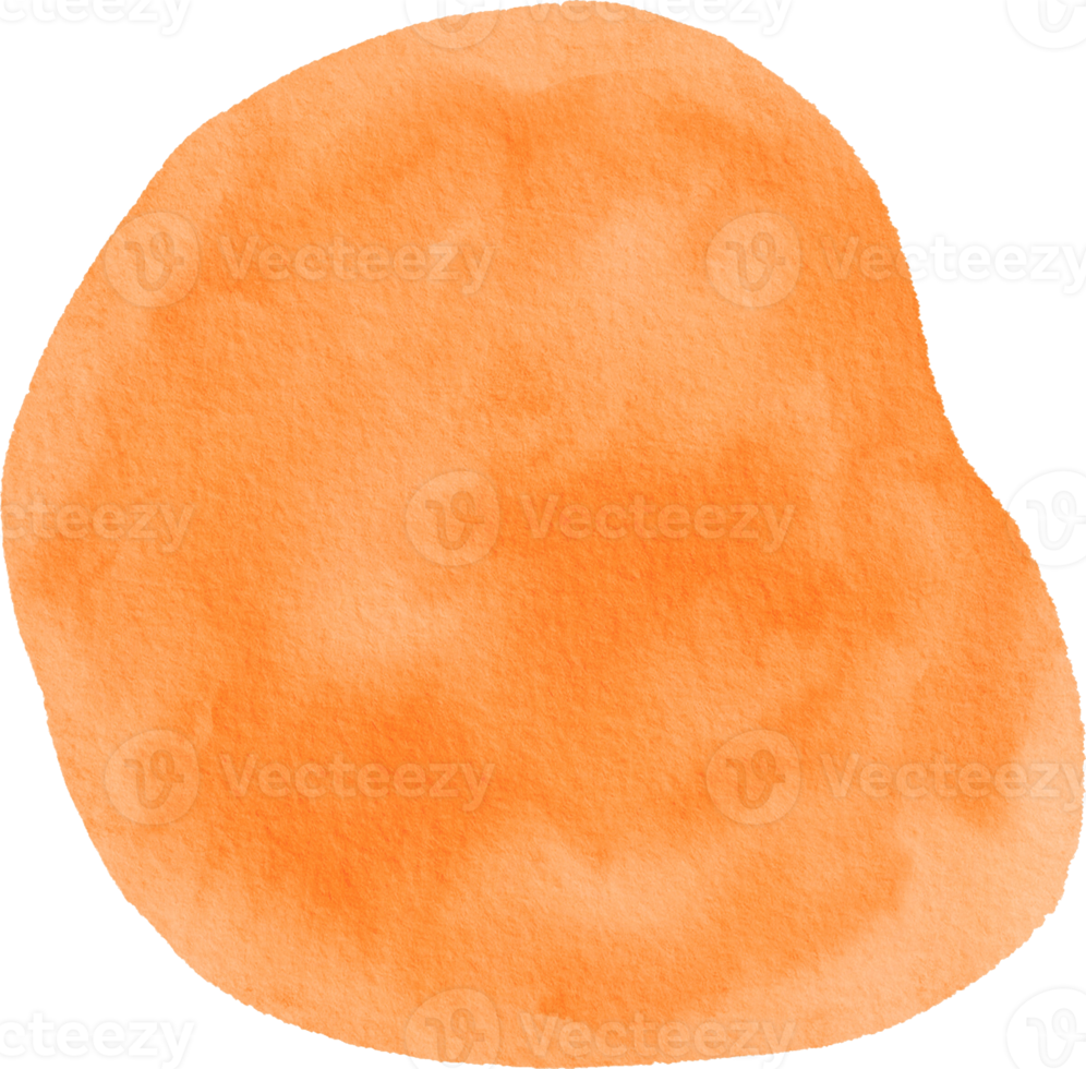 Orange Aquarell Spritzen Bürste Farbe Hintergrund png