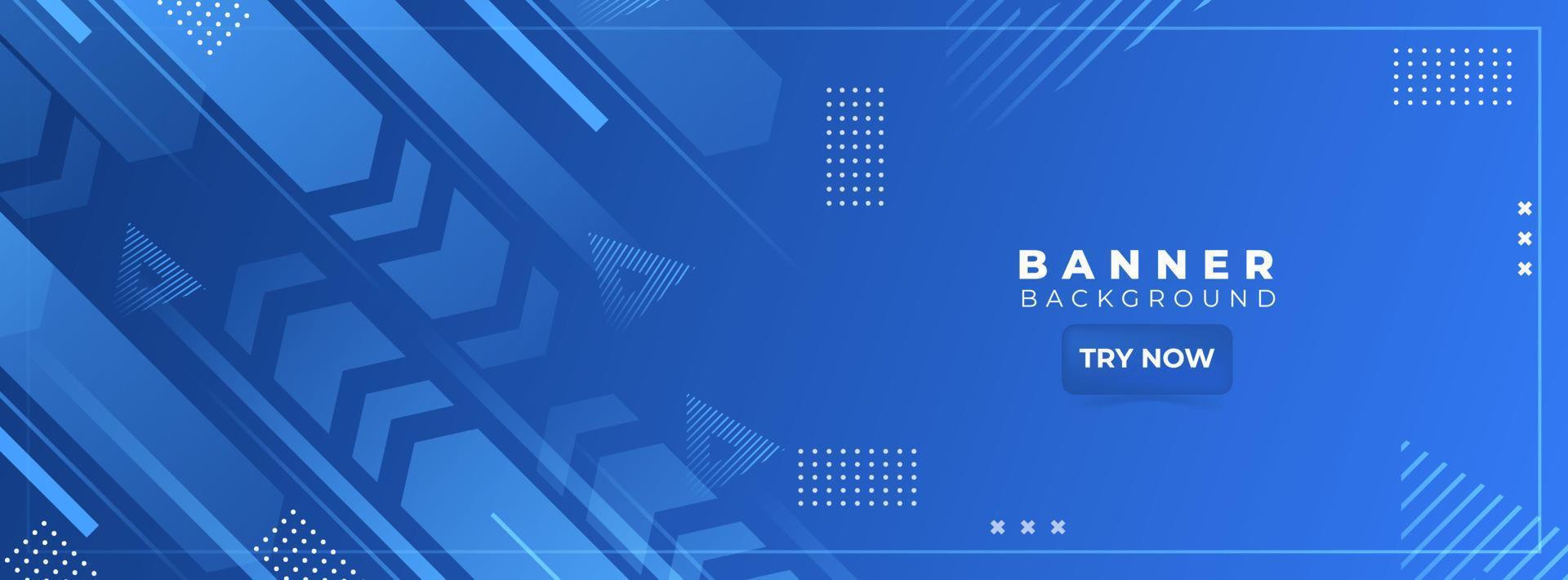 banner background. full color, gradient effect shape .blue eps 10 vector