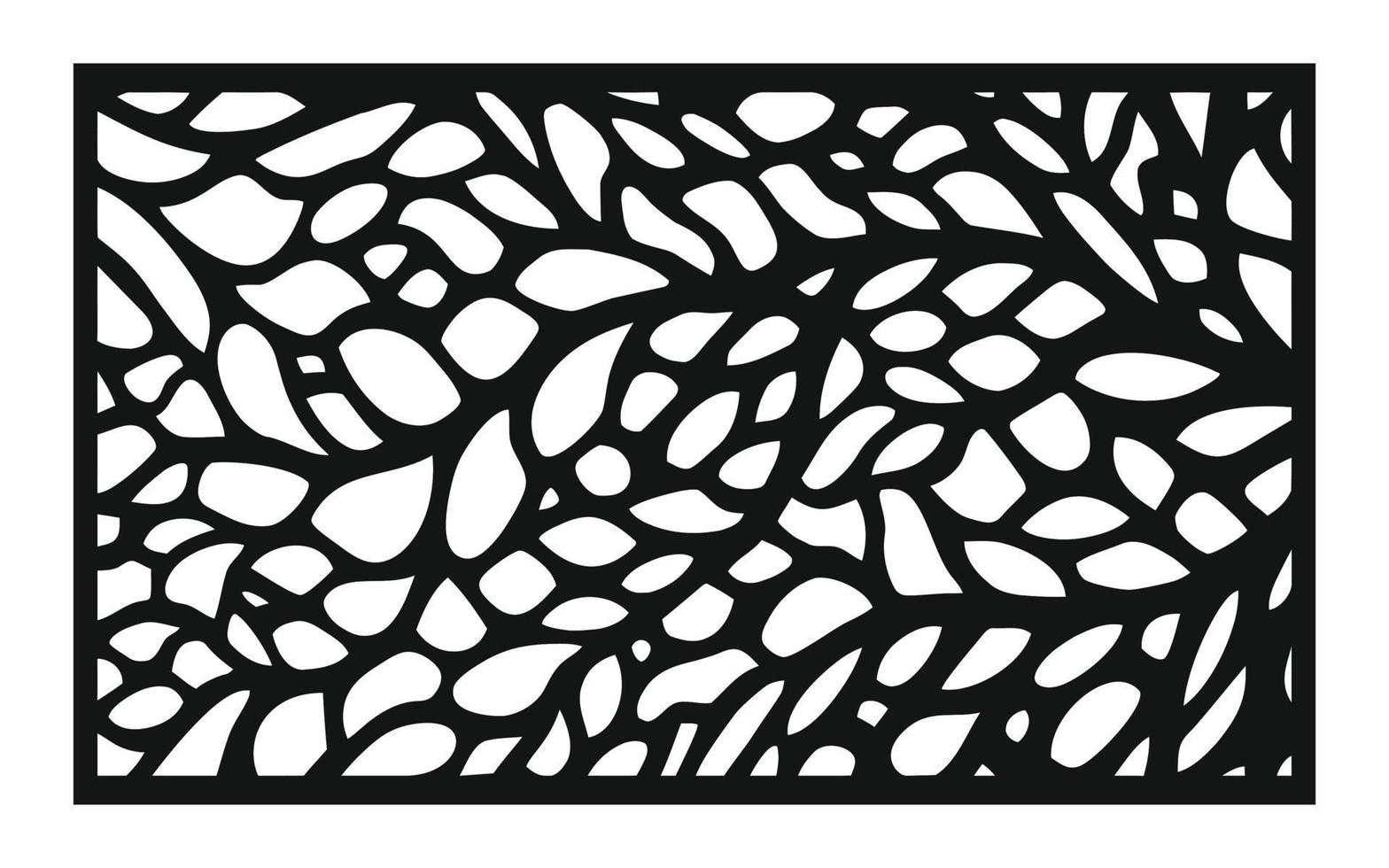 Black patterns with white background, Islamic vectors with floral panels for CNC laser cutting