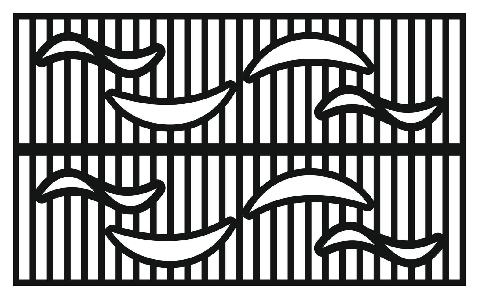 Black patterns with white background, Islamic vectors with floral panels for CNC laser cutting