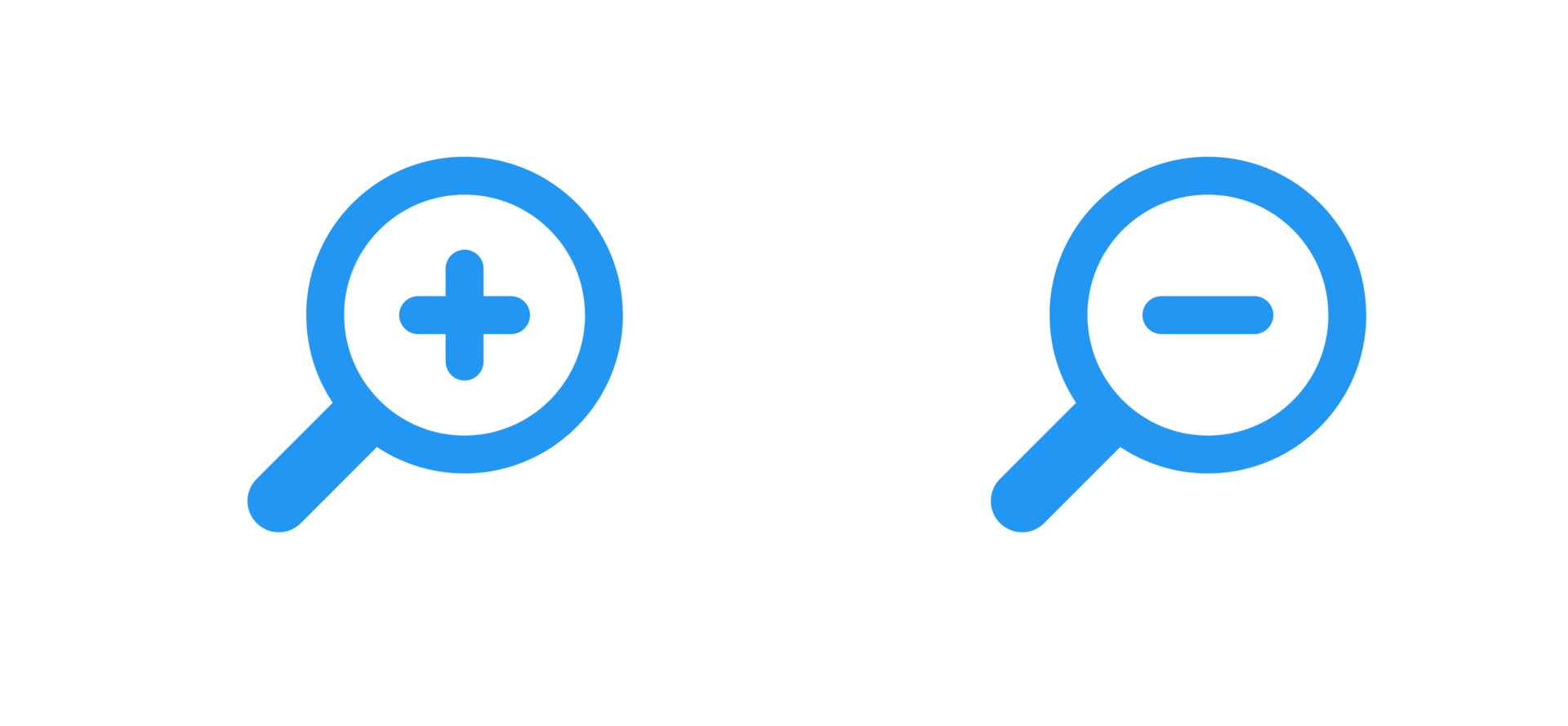 zoom in and out icon 21053948 PNG