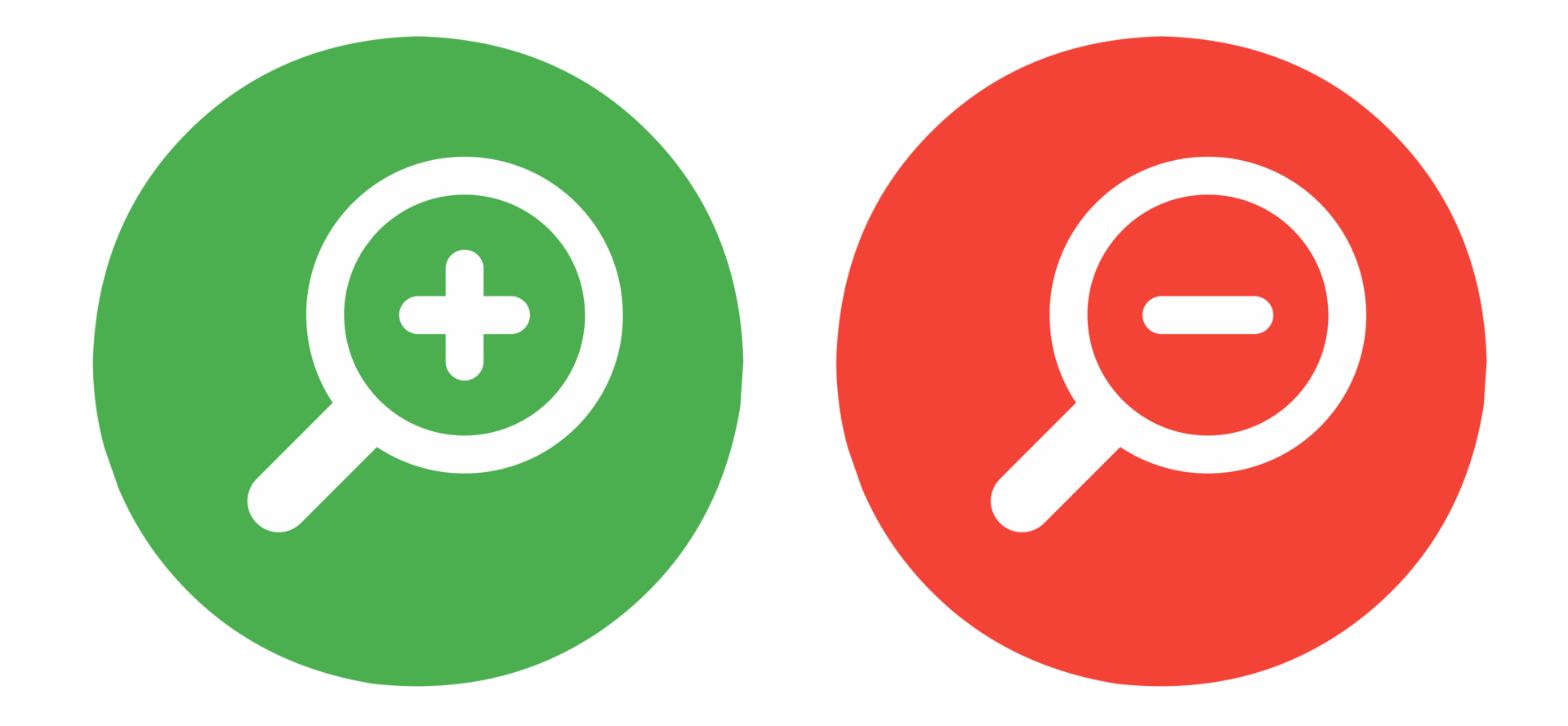 zoom in and out icon 21053953 PNG