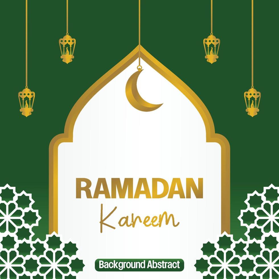 editable Ramadán rebaja póster modelo. con mándala, Luna y linterna adornos diseño para social medios de comunicación y web. vector ilustración