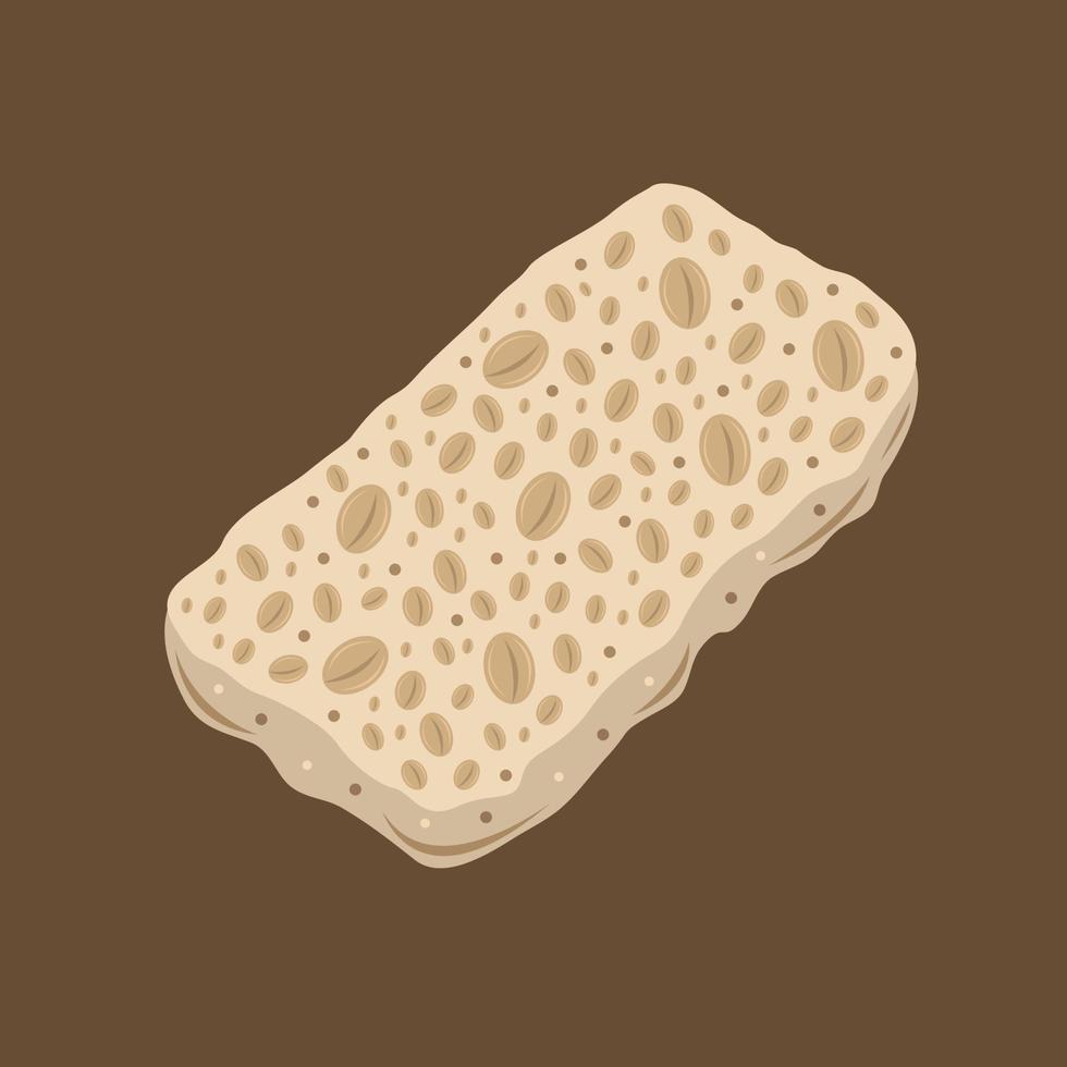 Tempeh vector illustration for graphic design and decorative element