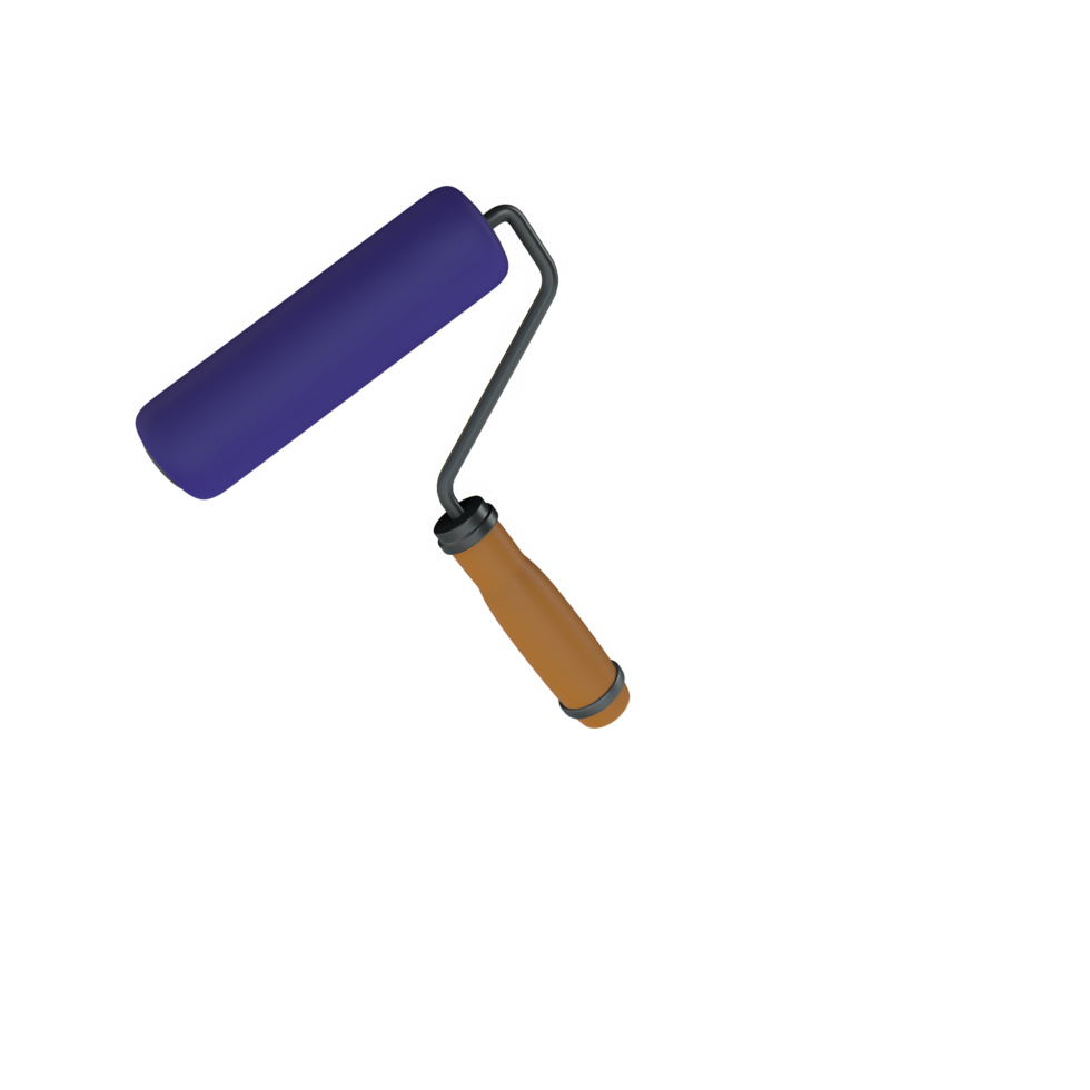 Paint Roller 3D Icon png