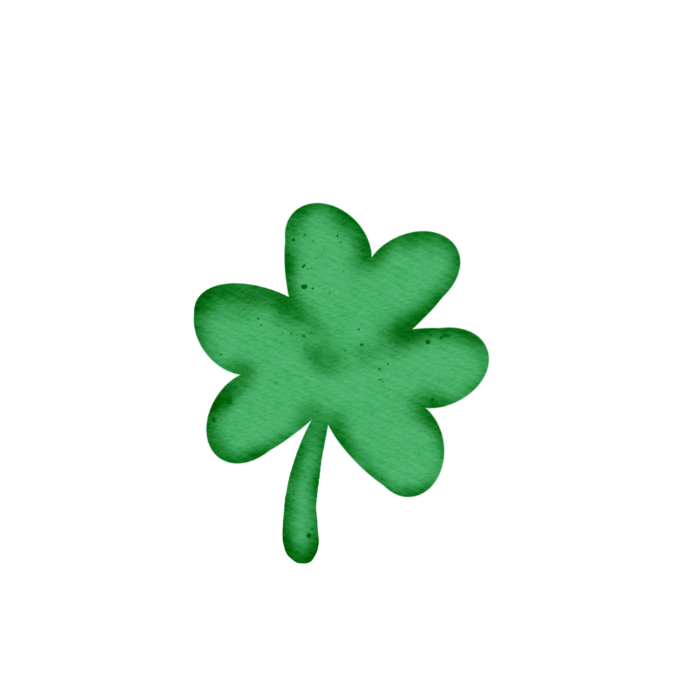 élément Saint patrick journée aquarelle clipart png