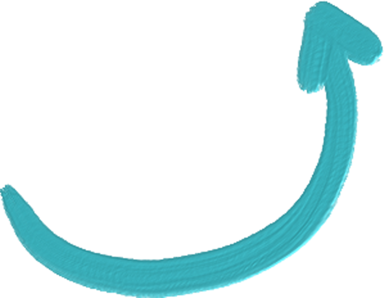 Handdrawn Colorful Paint Arrow png