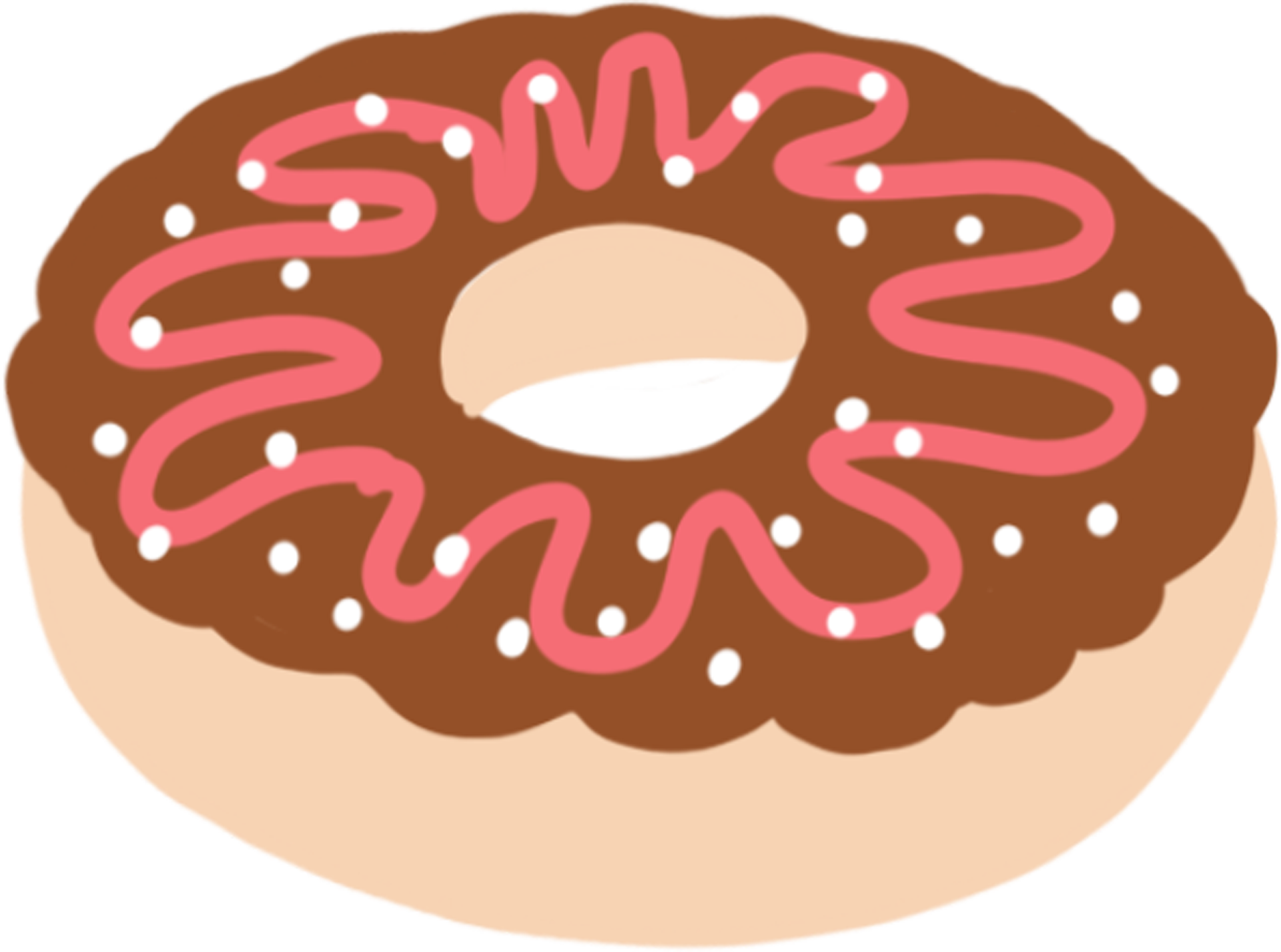 handgemalt Krapfen Kuchen 21054616 PNG