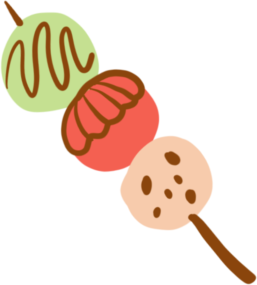 Handdrawn Sweet Cake png