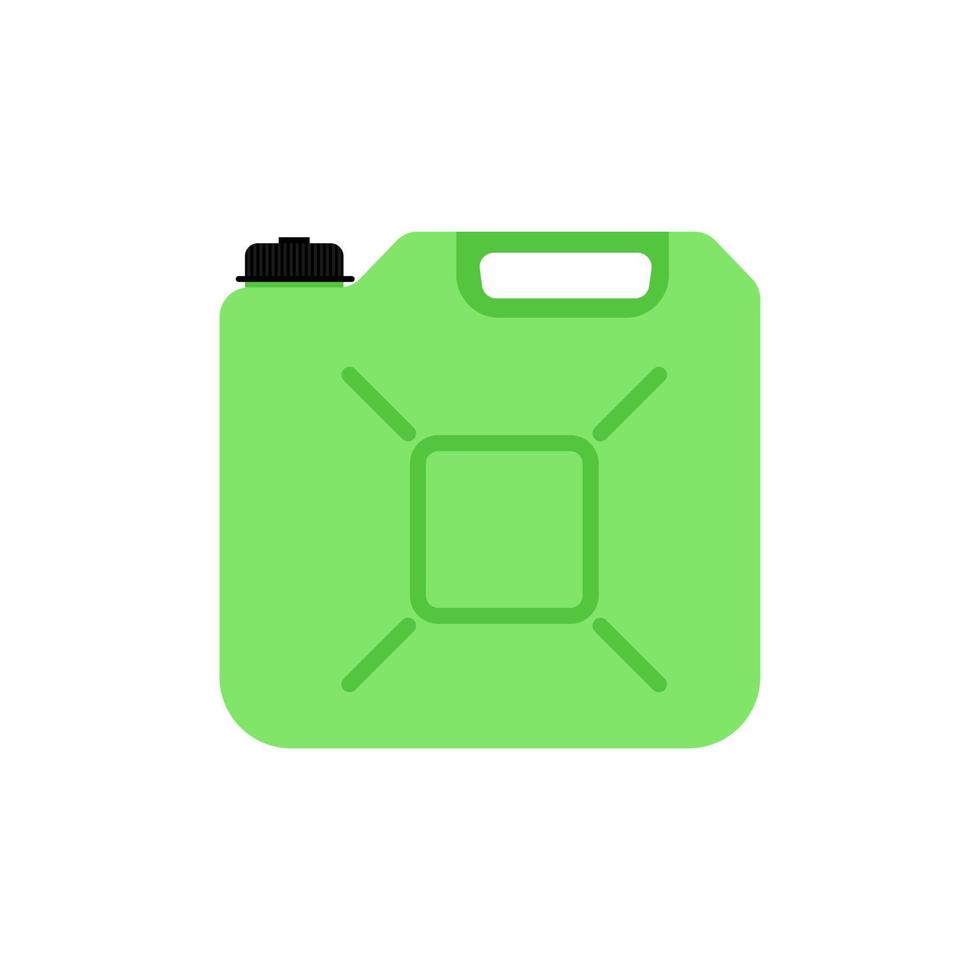 fuel container flat design vector illustration. icon for gasoline, kerosene, diesel, petroleum, petrol