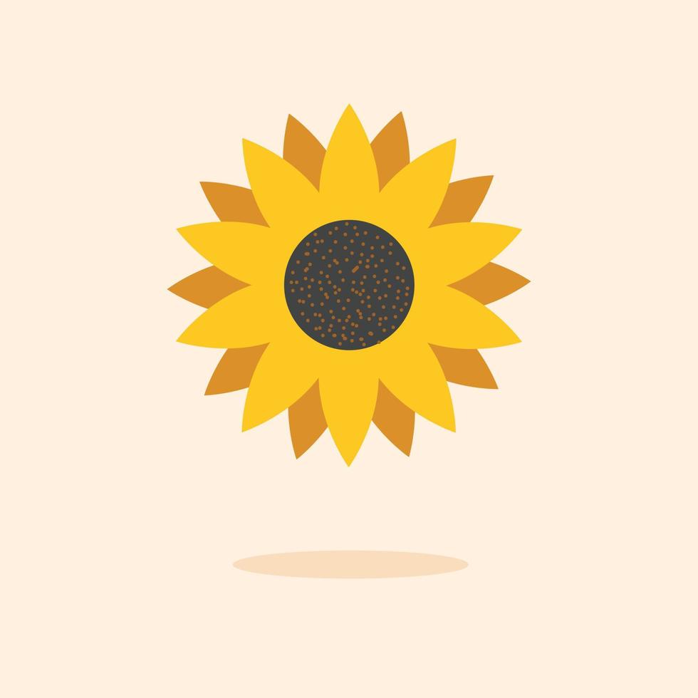 Sunflower natural vector flower
