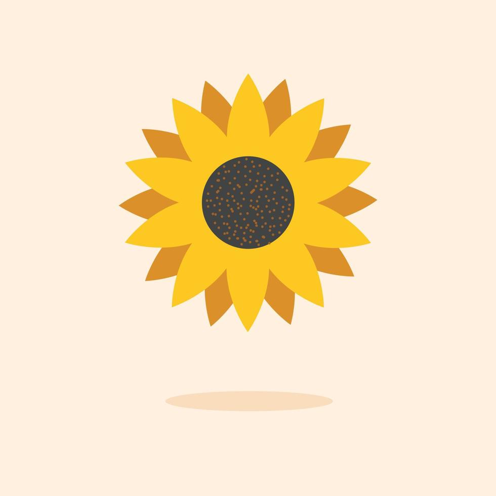 Sunflower natural vector flower