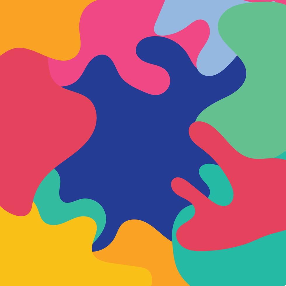Colorful Abstract retro poster background vector illustration