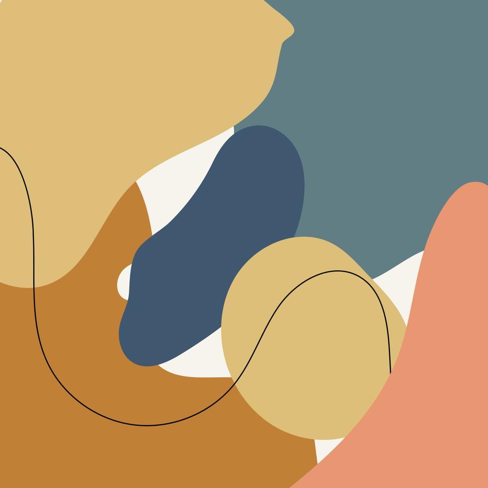 Abstract retro poster background vector