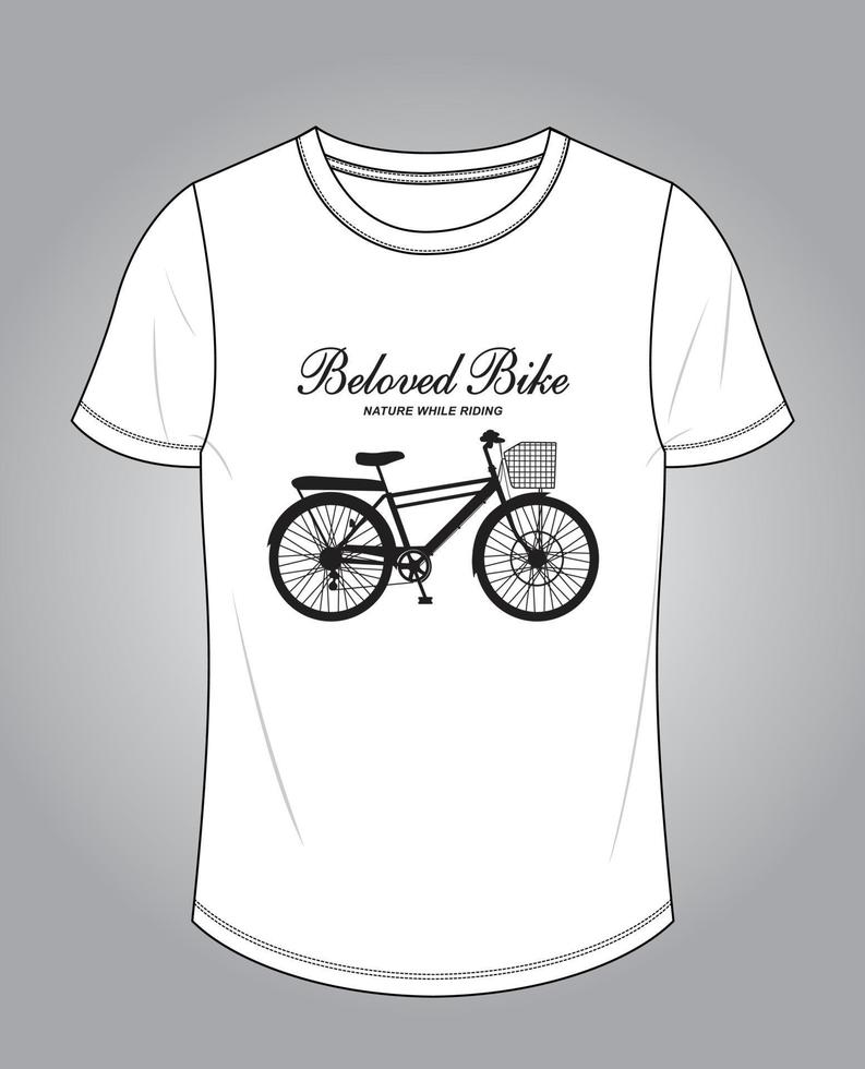 Beloved Bike t shirt design boys vector