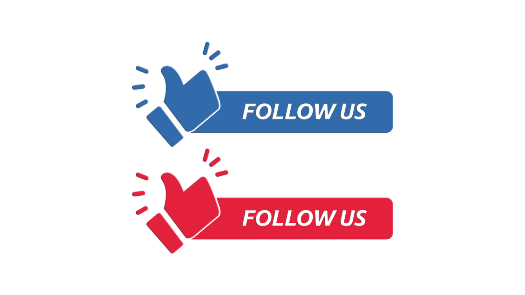 Follow us button free png