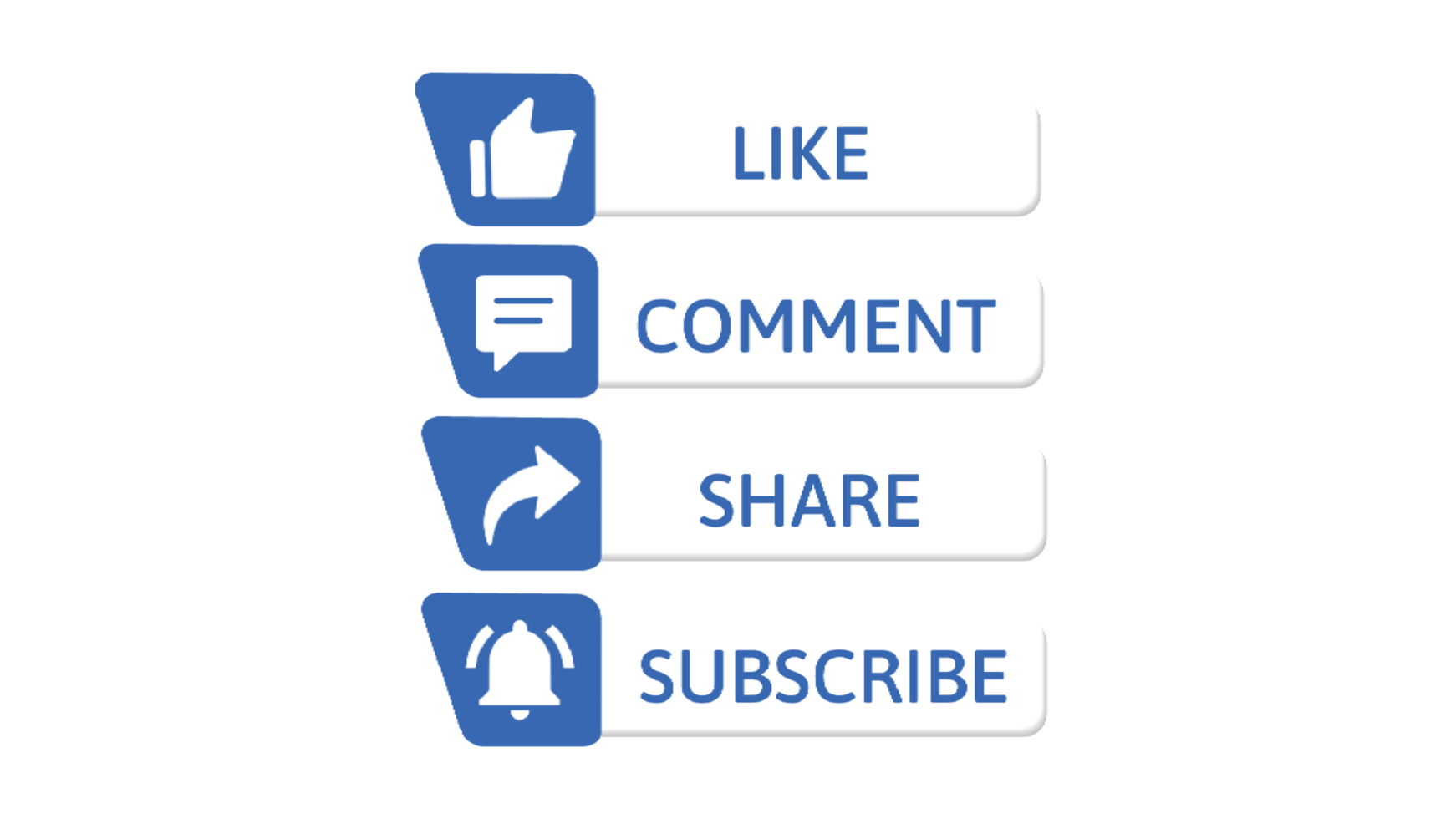 Social media like comment share and subscribe with icon png